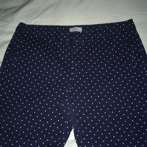DOCKERS NAVY CROPPED PANTS